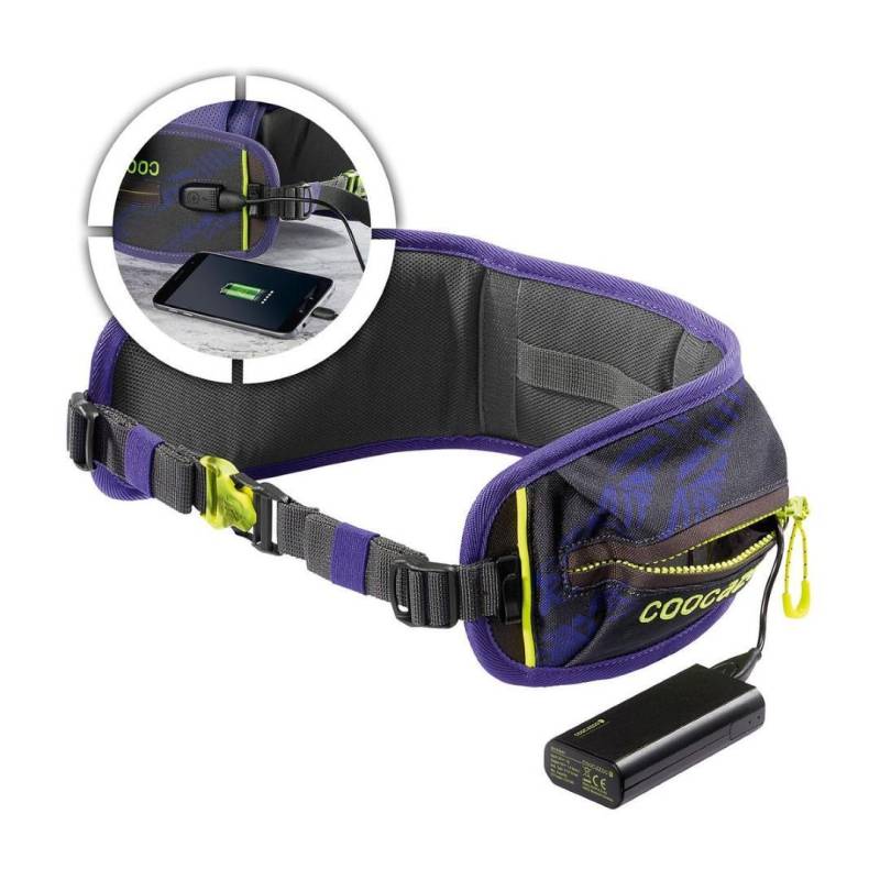coocazoo - Country Gürteltasche Hüftgurt Mit Power Pack Violet Brombeer von coocazoo
