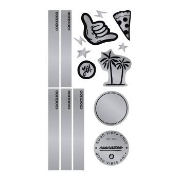 coocazoo - Reflektierendes Sticker-Set Black Schwarz von coocazoo