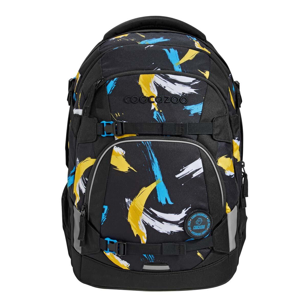 coocazoo - Rucksack MATE, Crazy Artnight blau/schwarz von coocazoo