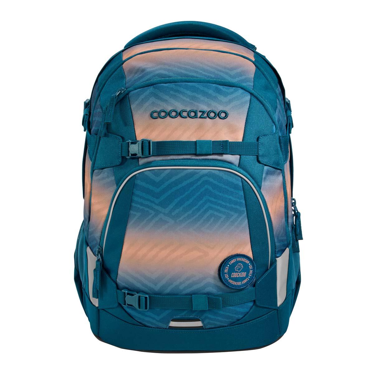 coocazoo - Rucksack MATE, Pacific Tribes blau/rot von coocazoo