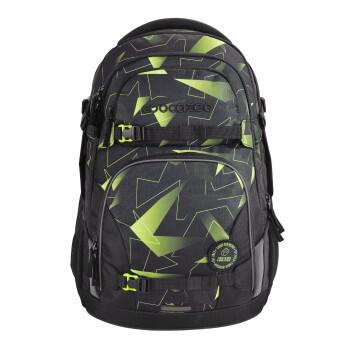 coocazoo - Rucksack PORTER, Lime Flash schwarz/grün von coocazoo