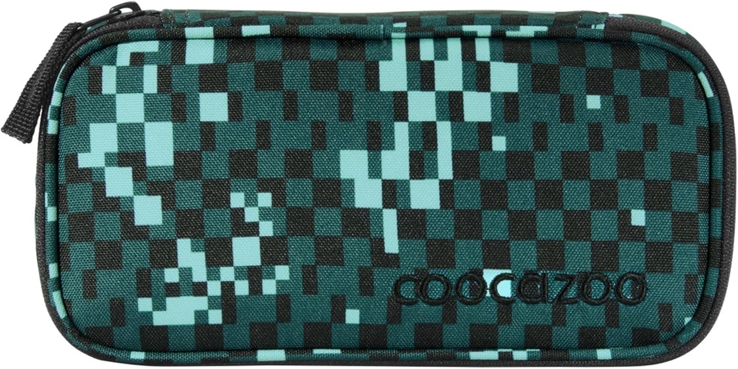 coocazoo - Schlampermäppchen, Pixel Blox Petrol von coocazoo