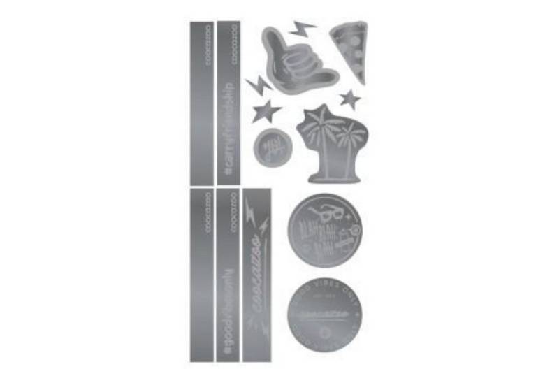 coocazoo Schulranzen Coocazoo Reflektierendes Sticker-Set "Silver" von coocazoo