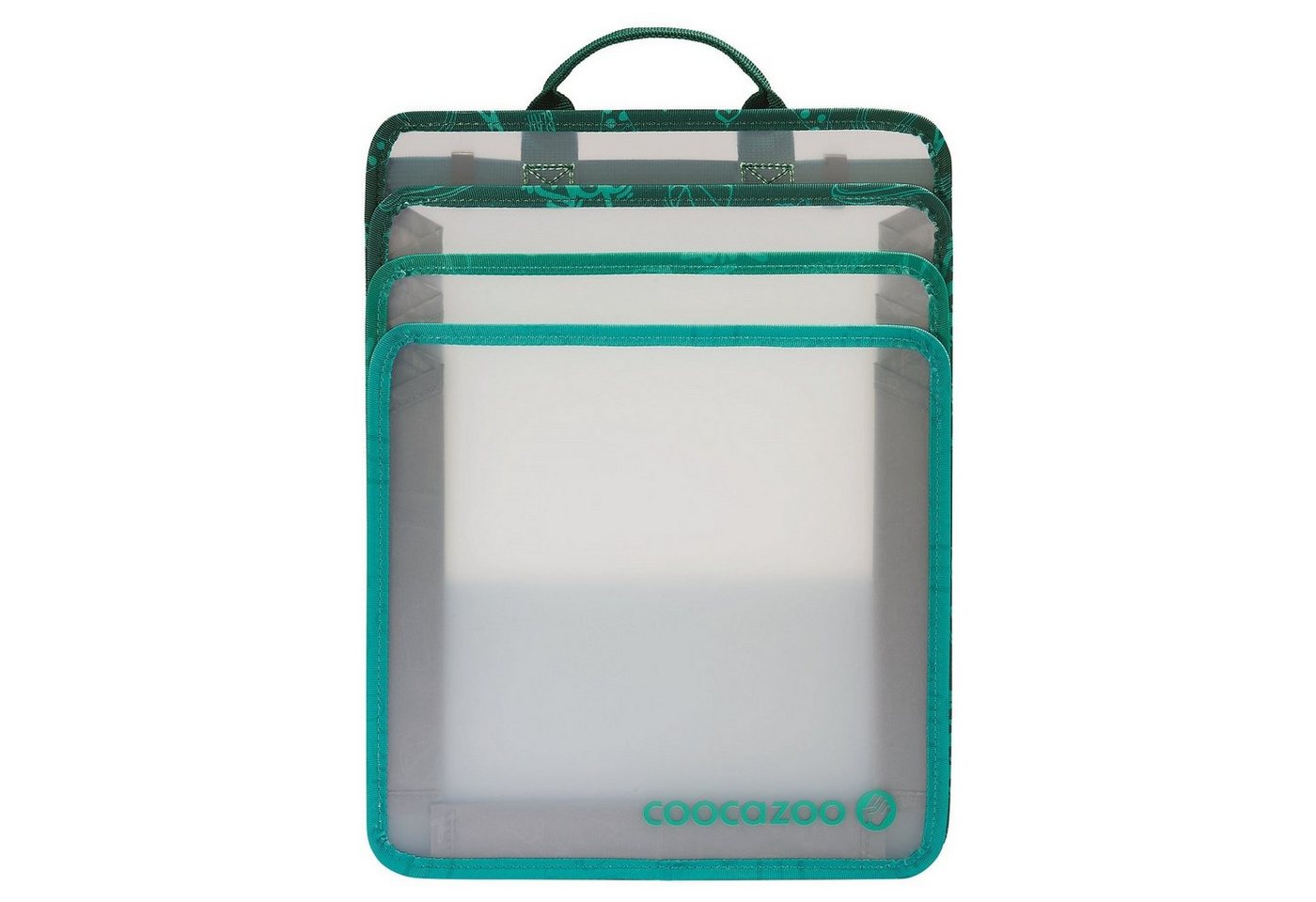 coocazoo Schulranzen Faltbare Heftbox Fresh Mint (1 Stück), Bücherbox DIN A4 von coocazoo
