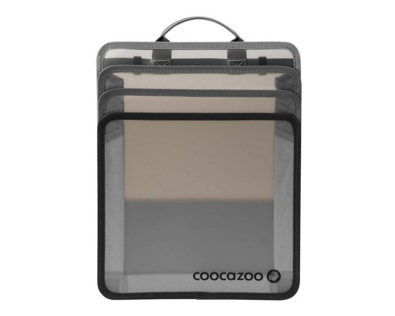 coocazoo Schulranzen Faltbare Heftbox Schwarz (1 Stück), Bücherbox DIN A4 von coocazoo