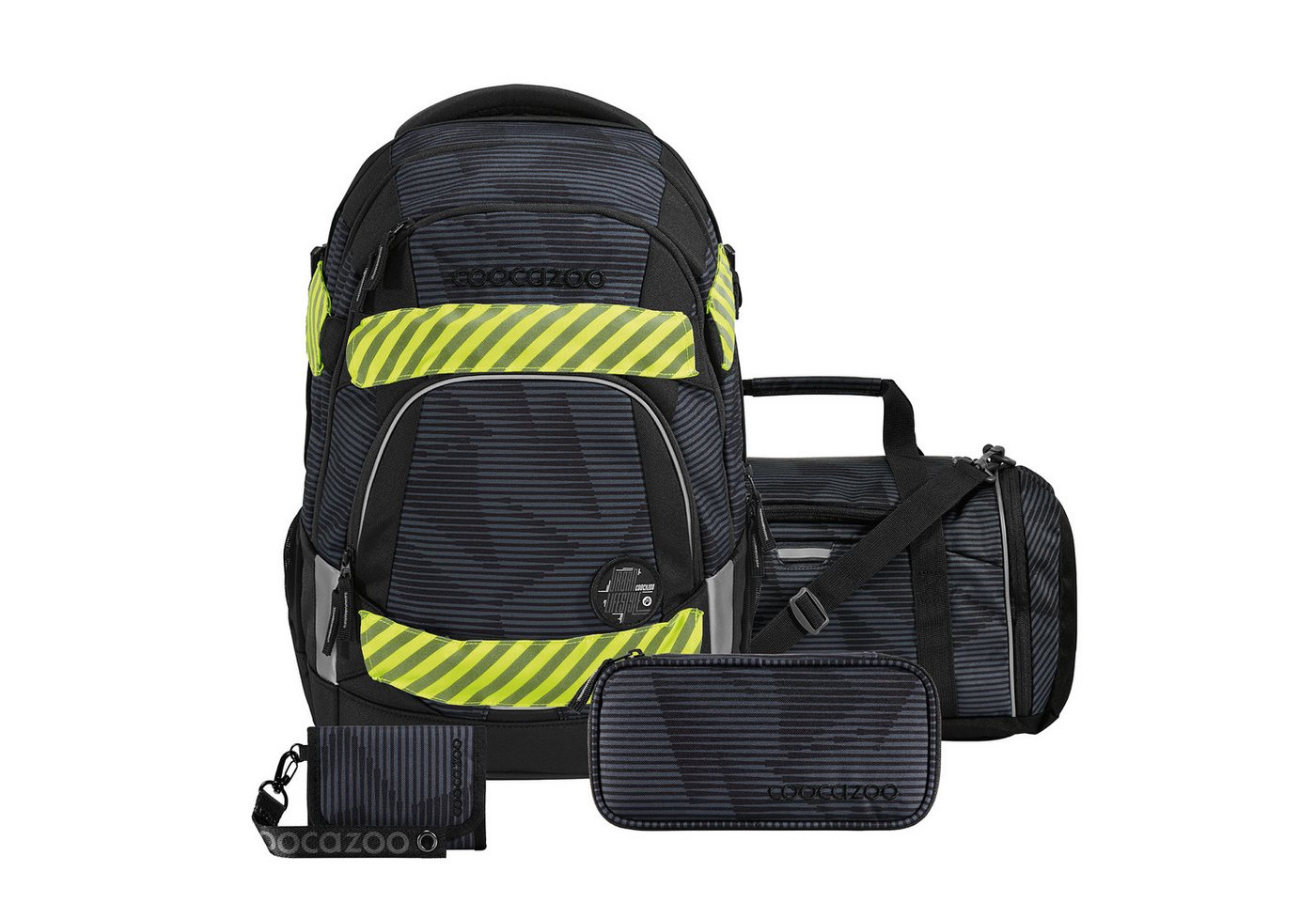 coocazoo Schulranzen MATE, Mäppchen, Sporttasche, Geldbörse, Pull-Over (5-tlg) von coocazoo