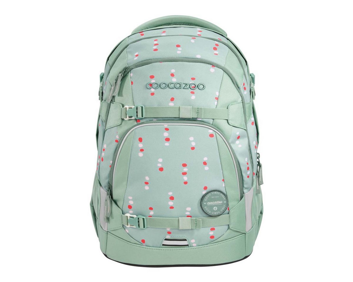 coocazoo Schulranzen Schulrucksack MATE Dancing Dots (1 Stück), ergonomisch, Körpergröße: 135 - 180 cm, Easy-Grow-System von coocazoo
