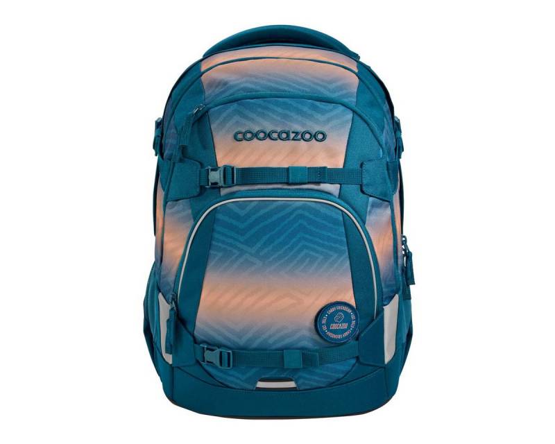 coocazoo Schulranzen Schulrucksack MATE Pacific Tribes (1 Stück), ergonomisch, Körpergröße: 135 - 180 cm, Easy-Grow-System von coocazoo
