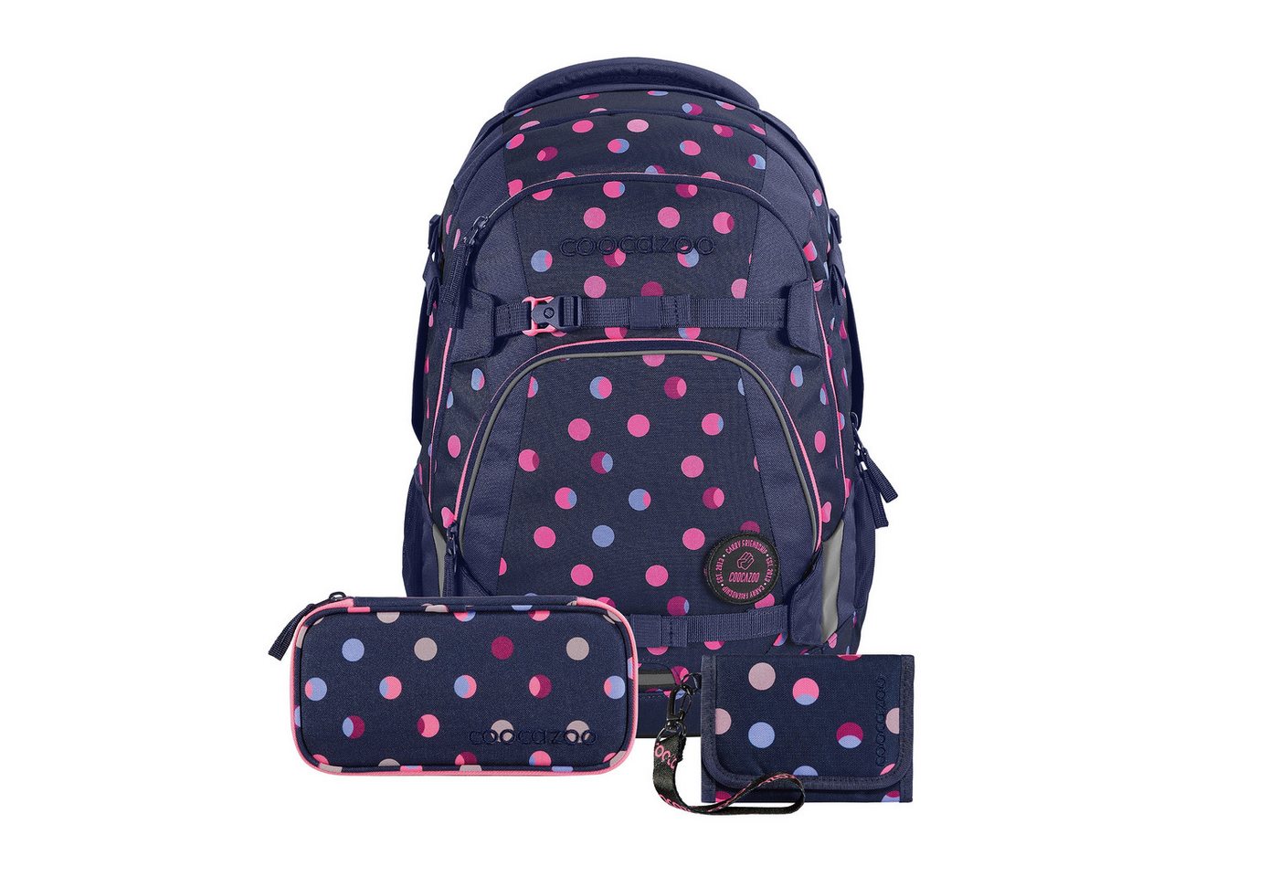 coocazoo Schulranzen Schulrucksack-Set MATE, Mäppchen Geldbörse (3-tlg) von coocazoo