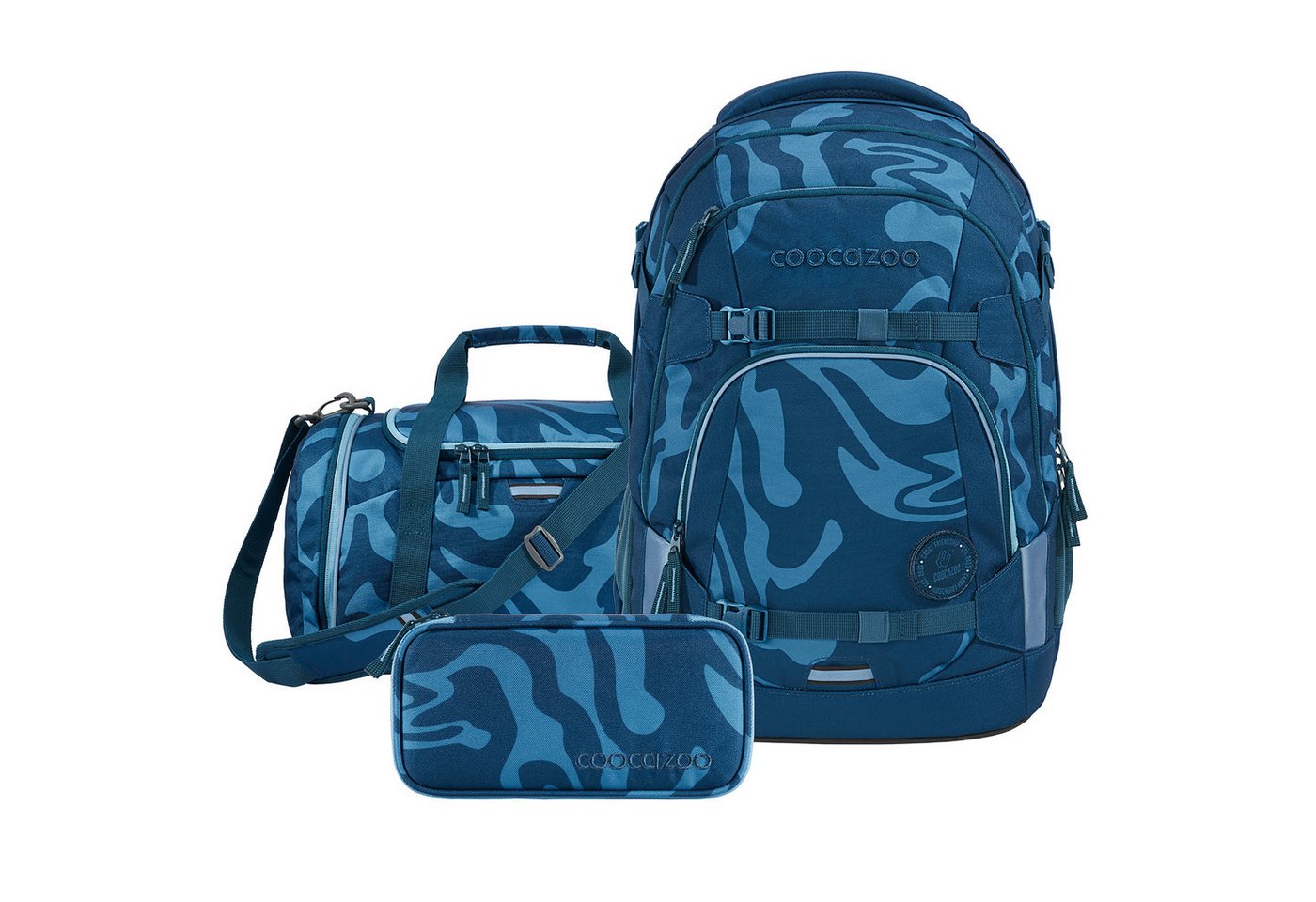 coocazoo Schulranzen Schulrucksack-Set MATE, Mäppchen Sporttasche (3-tlg) von coocazoo