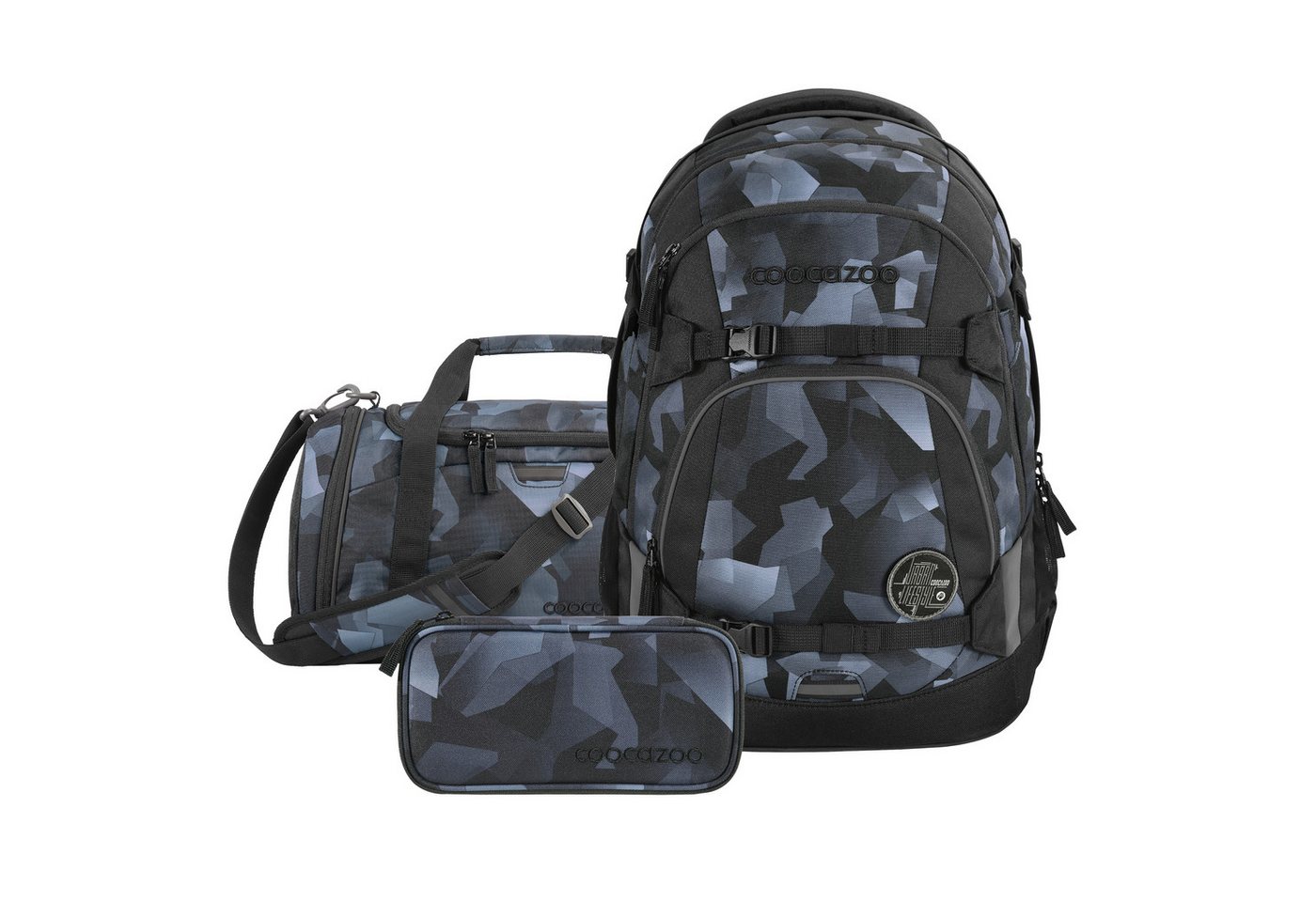 coocazoo Schulranzen Schulrucksack-Set MATE, Mäppchen Sporttasche (3-tlg) von coocazoo