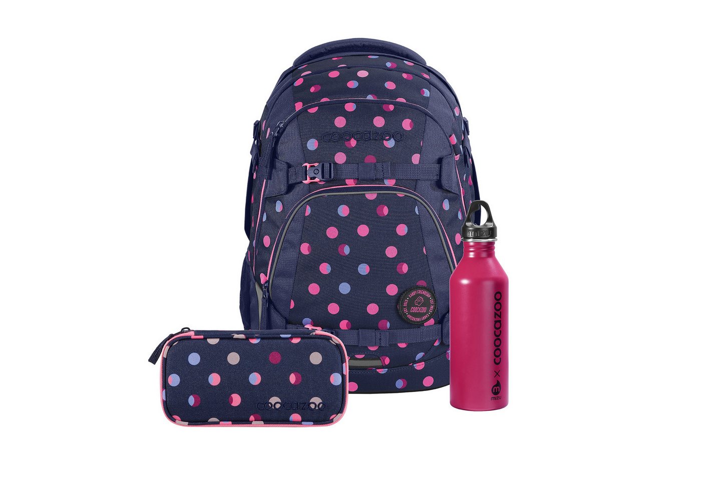 coocazoo Schulranzen Schulrucksack-Set MATE Trinkflasche (3-tlg) von coocazoo
