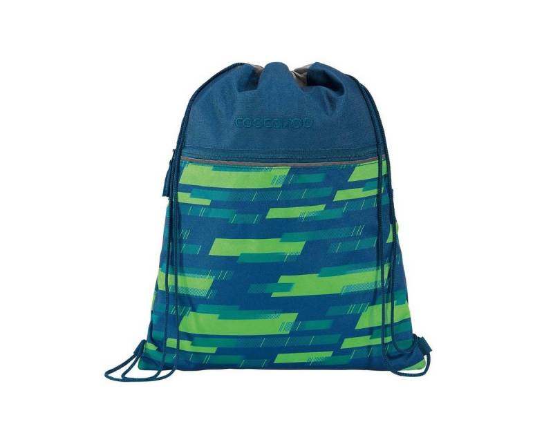 coocazoo Schulranzen Sportbeutel Lime Stripe (1 Stück), Turnbeutel, Sportbekleidung, Sportunterricht von coocazoo