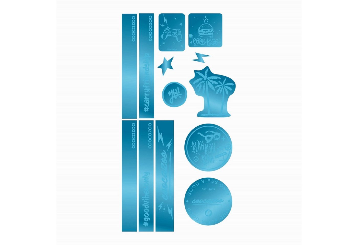 coocazoo Schulrucksack coocazoo Reflektierendes Sticker-Set "Blue" coocazoo Schulrucksack coocazoo Reflektierendes Sticker-Set "Blue" von coocazoo