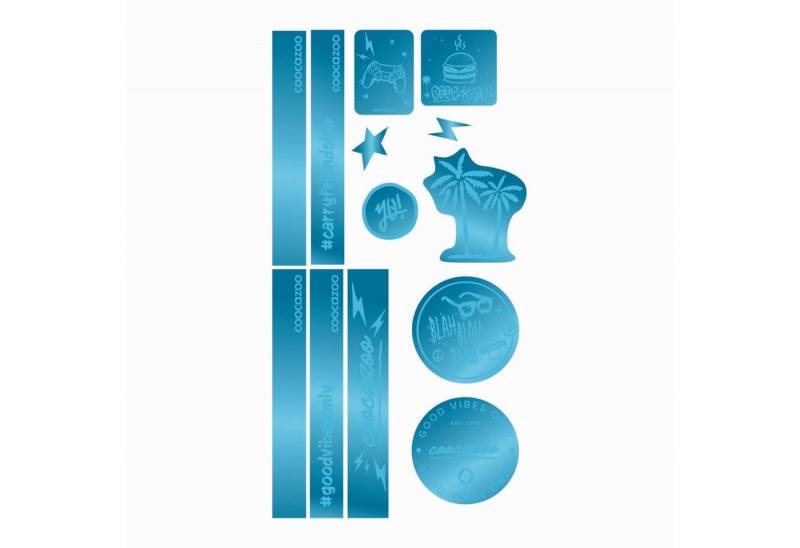 coocazoo Schulrucksack coocazoo Reflektierendes Sticker-Set "Blue" von coocazoo
