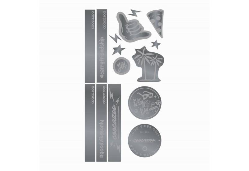 coocazoo Schulrucksack coocazoo Reflektierendes Sticker-Set "Silver" von coocazoo