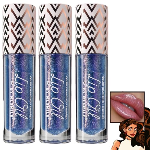 Miss Lady Diamond Black,Black Glitter Lipstick,Glitter Liquid Color Changing Lipsticks,Sparkling Glossy Liquid Lipstick Lip Gloss For Women (3PCS,#4) von cookx