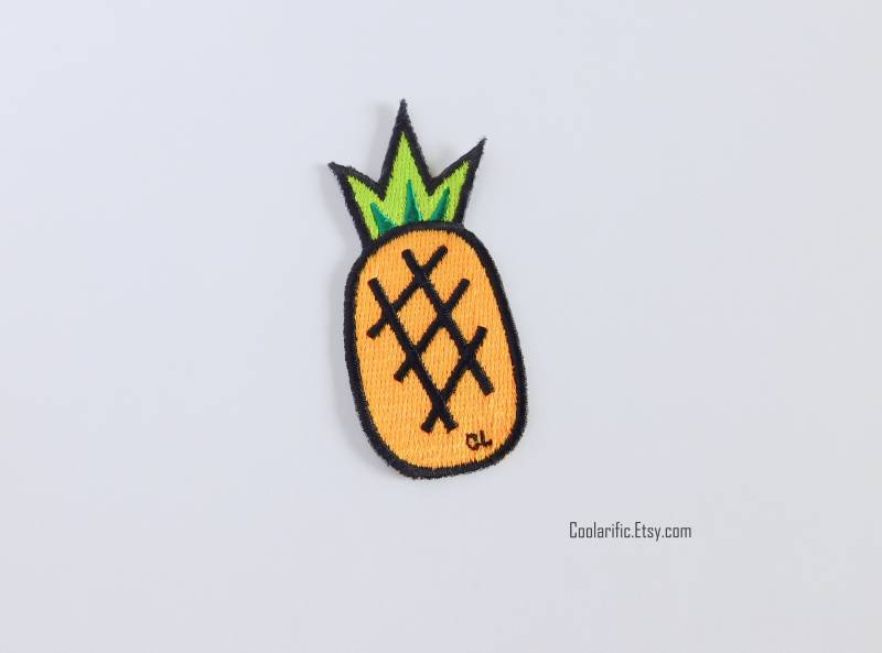 Ananas Als Aufnäher Zum Aufnähen von coolarific