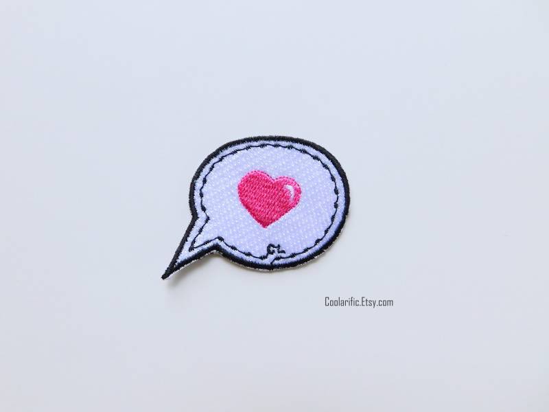 Herz Bubble Sticker Patch von coolarific