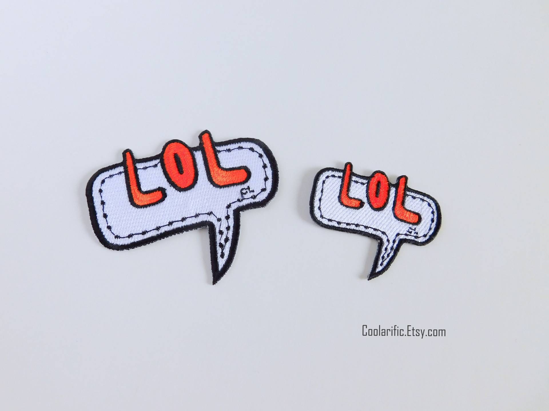 Lol Sticker Patch Comic Wortblase Gestickte Applikation von coolarific