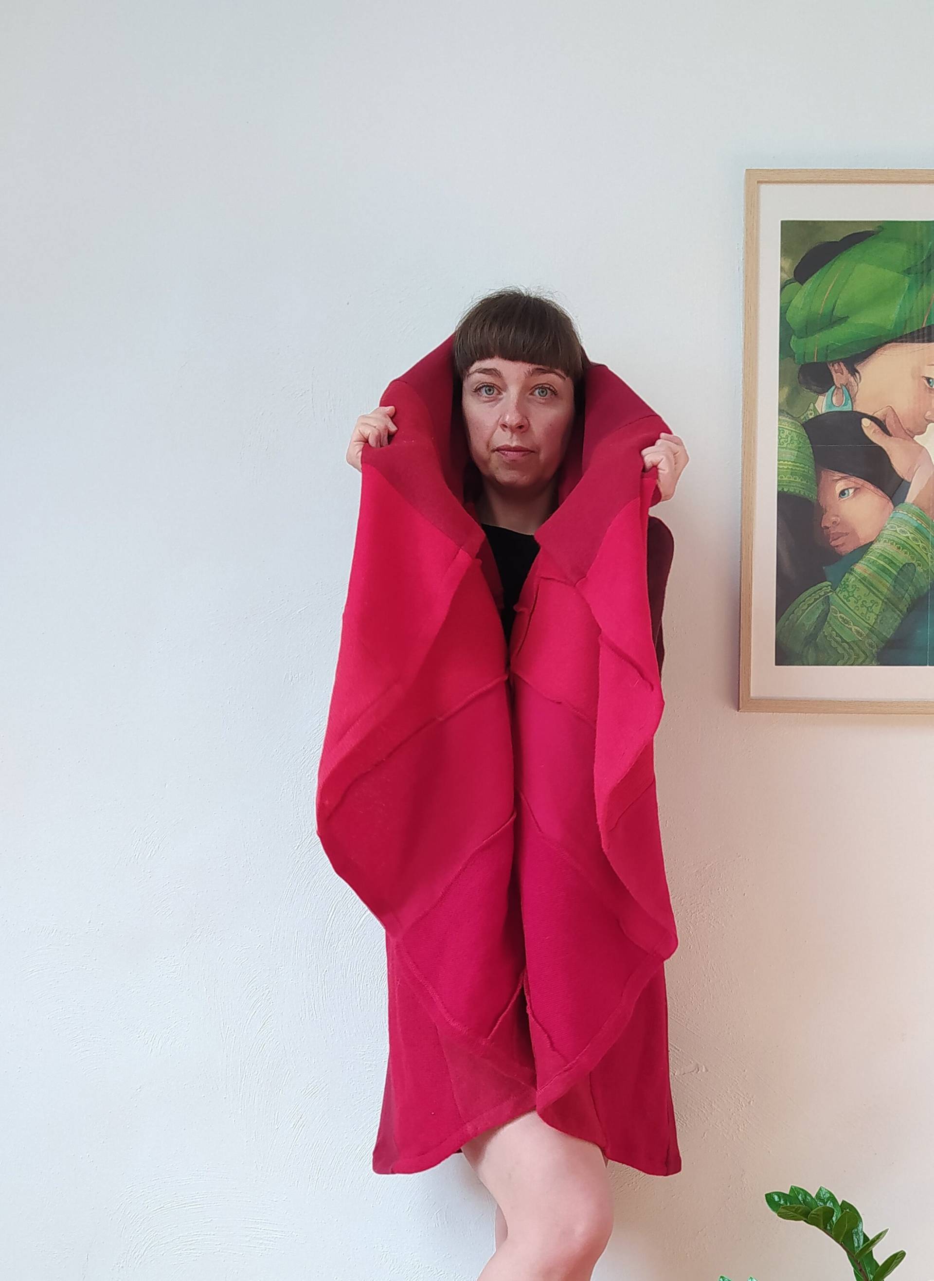 Recycelter Kaschmir-Pullover, Upcycled Lebhafte Rote Super Weiche Kaschmir-strickjacke Coolawoola Versandkostenfrei Recycelter Kaschmir-Pullover, Upcycled Lebhafte Rote Super Weiche Kaschmir-strickjacke Coolawoola Versandkostenfrei von coolawoola