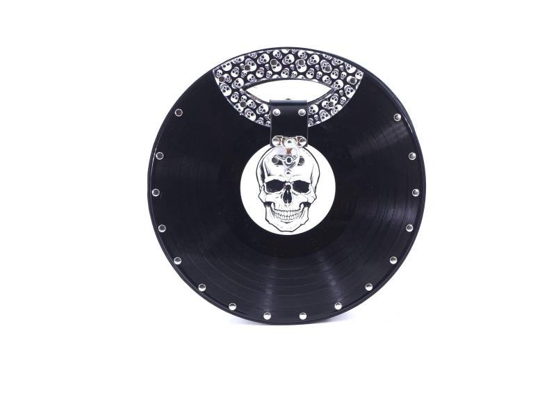 Lp - Tasche Mit Dem Ovalen Handgriff Totenkopf von coolberc