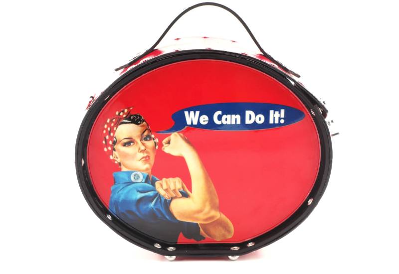 We Can Do It, Schwarz-Rot Beideseitig von coolberc