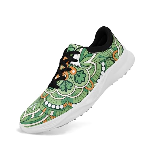 coolcustomize Herren & Damen Golfschuhe – Bunte Mandala-Prints – Atmungsaktive Spikeless Sneaker – Stilvoll & Bequem – Schnürschuhe für Golf & Freizeit coolcustomize Herren & Damen Golfschuhe – Bunte Mandala-Prints – Atmungsaktive Spikeless Sneaker – Stilvoll & Bequem – Schnürschuhe für Golf & Freizeit von coolcustomize