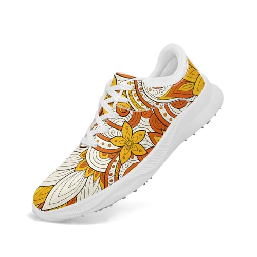 coolcustomize Herren & Damen Golfschuhe – Bunte Mandala-Prints – Atmungsaktive Spikeless Sneaker – Stilvoll & Bequem – Schnürschuhe für Golf & Freizeit coolcustomize Herren & Damen Golfschuhe – Bunte Mandala-Prints – Atmungsaktive Spikeless Sneaker – Stilvoll & Bequem – Schnürschuhe für Golf & Freizeit von coolcustomize