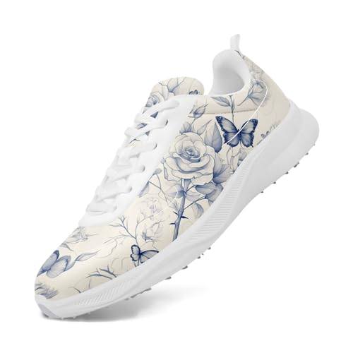 coolcustomize Künstlerische Spikeless Golfschuhe für Damen & Herren – Blumenmuster, Atmungsaktiv, Wasserdicht, Leichte Golftrainer für Golf & Freizeit coolcustomize Künstlerische Spikeless Golfschuhe für Damen & Herren – Blumenmuster, Atmungsaktiv, Wasserdicht, Leichte Golftrainer für Golf & Freizeit von coolcustomize
