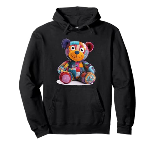 süßer Vintage Teddybär in Patchwork Style Klamotten Kids Pullover Hoodie süßer Vintage Teddybär in Patchwork Style Klamotten Kids Pullover Hoodie von coole Bären in fleckigen Werktags Ouftits