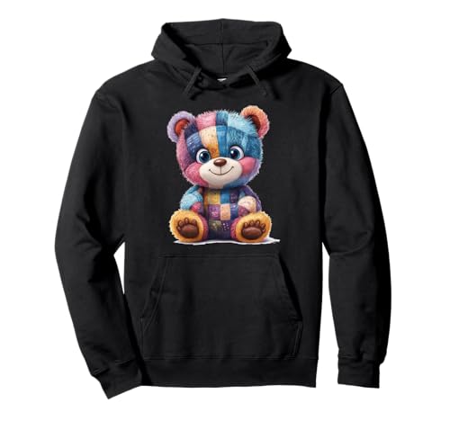 süßer Vintage Teddybär in Patchwork Style Klamotten Kids Pullover Hoodie süßer Vintage Teddybär in Patchwork Style Klamotten Kids Pullover Hoodie von coole Bären in fleckigen Werktags Ouftits