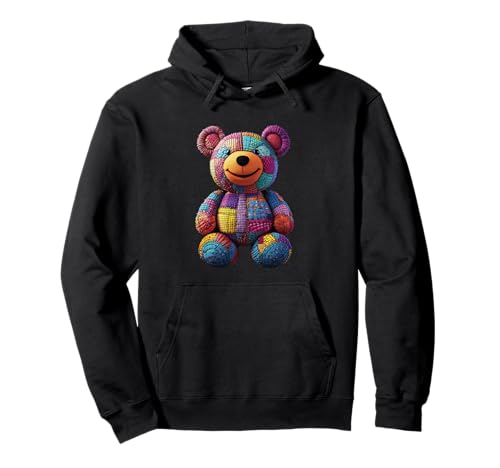 süßer Vintage Teddybär in Patchwork Style Klamotten Kids Pullover Hoodie süßer Vintage Teddybär in Patchwork Style Klamotten Kids Pullover Hoodie von coole Bären in fleckigen Werktags Ouftits