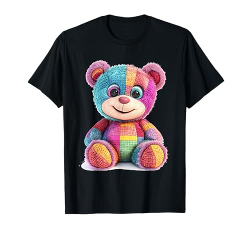 süßer Vintage Teddybär in Patchwork Style Klamotten Kids T-Shirt süßer Vintage Teddybär in Patchwork Style Klamotten Kids T-Shirt von coole Bären in fleckigen Werktags Ouftits
