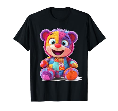 süßer Vintage Teddybär in Patchwork Style Klamotten Kids T-Shirt süßer Vintage Teddybär in Patchwork Style Klamotten Kids T-Shirt von coole Bären in fleckigen Werktags Ouftits