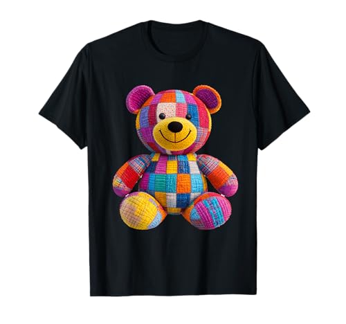 süßer Vintage Teddybär in Patchwork Style Klamotten Kids T-Shirt süßer Vintage Teddybär in Patchwork Style Klamotten Kids T-Shirt von coole Bären in fleckigen Werktags Ouftits
