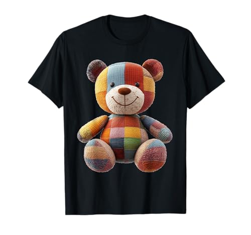 süßer Vintage Teddybär in Patchwork Style Klamotten Kids T-Shirt süßer Vintage Teddybär in Patchwork Style Klamotten Kids T-Shirt von coole Bären in fleckigen Werktags Ouftits