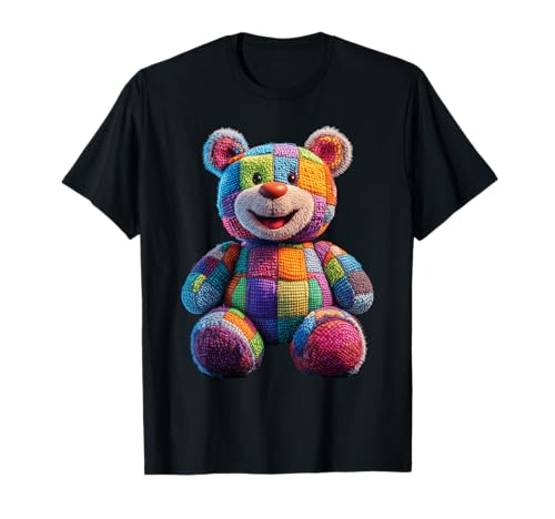 süßer Vintage Teddybär in Patchwork Style Klamotten Kids T-Shirt süßer Vintage Teddybär in Patchwork Style Klamotten Kids T-Shirt von coole Bären in fleckigen Werktags Ouftits