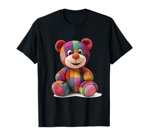 süßer Vintage Teddybär in Patchwork Style Klamotten Kids T-Shirt süßer Vintage Teddybär in Patchwork Style Klamotten Kids T-Shirt von coole Bären in fleckigen Werktags Ouftits