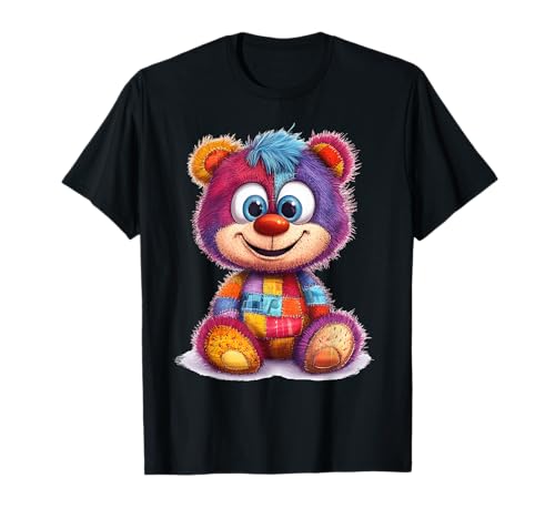 süßer Vintage Teddybär in Patchwork Style Klamotten Kids T-Shirt süßer Vintage Teddybär in Patchwork Style Klamotten Kids T-Shirt von coole Bären in fleckigen Werktags Ouftits