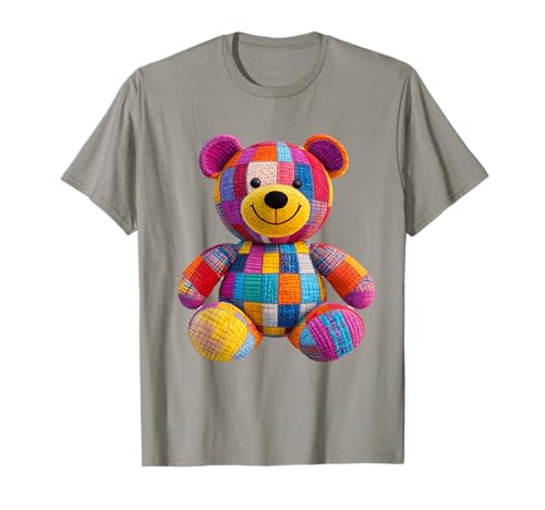 süßer Vintage Teddybär in Patchwork Style Klamotten Kids T-Shirt süßer Vintage Teddybär in Patchwork Style Klamotten Kids T-Shirt von coole Bären in fleckigen Werktags Ouftits