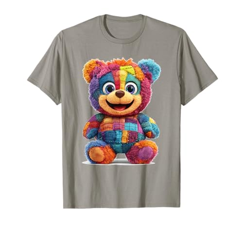 süßer Vintage Teddybär in Patchwork Style Klamotten Kids T-Shirt süßer Vintage Teddybär in Patchwork Style Klamotten Kids T-Shirt von coole Bären in fleckigen Werktags Ouftits