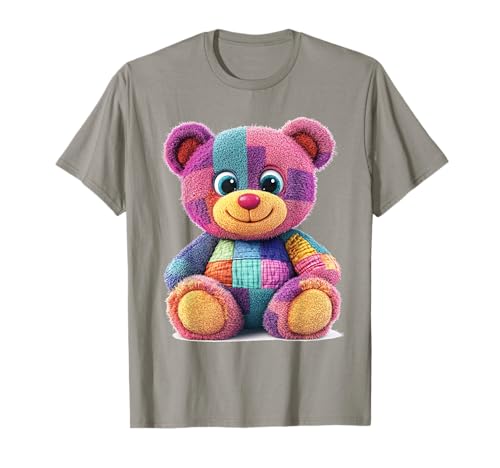süßer Vintage Teddybär in Patchwork Style Klamotten Kids T-Shirt süßer Vintage Teddybär in Patchwork Style Klamotten Kids T-Shirt von coole Bären in fleckigen Werktags Ouftits