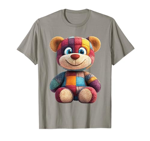 süßer Vintage Teddybär in Patchwork Style Klamotten Kids T-Shirt süßer Vintage Teddybär in Patchwork Style Klamotten Kids T-Shirt von coole Bären in fleckigen Werktags Ouftits