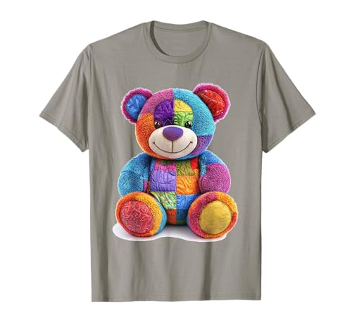 süßer Vintage Teddybär in Patchwork Style Klamotten Kids T-Shirt süßer Vintage Teddybär in Patchwork Style Klamotten Kids T-Shirt von coole Bären in fleckigen Werktags Ouftits