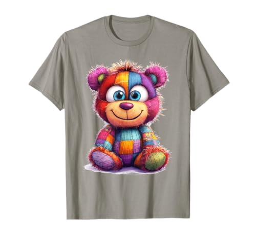 süßer Vintage Teddybär in Patchwork Style Klamotten Kids T-Shirt süßer Vintage Teddybär in Patchwork Style Klamotten Kids T-Shirt von coole Bären in fleckigen Werktags Ouftits