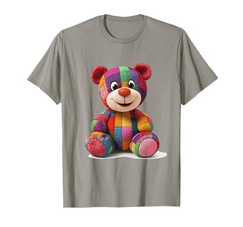 süßer Vintage Teddybär in Patchwork Style Klamotten Kids T-Shirt süßer Vintage Teddybär in Patchwork Style Klamotten Kids T-Shirt von coole Bären in fleckigen Werktags Ouftits