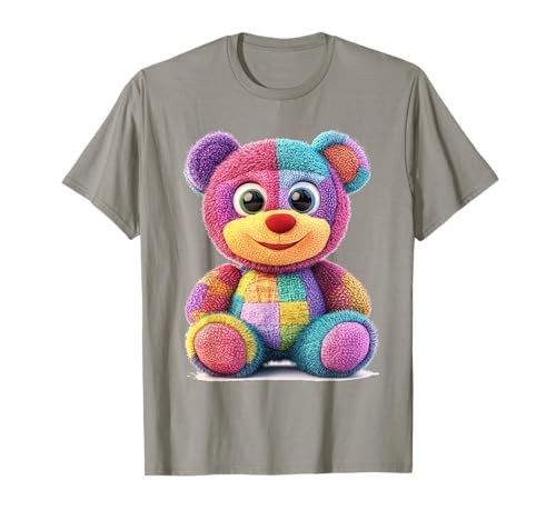süßer Vintage Teddybär in Patchwork Style Klamotten Kids T-Shirt süßer Vintage Teddybär in Patchwork Style Klamotten Kids T-Shirt von coole Bären in fleckigen Werktags Ouftits
