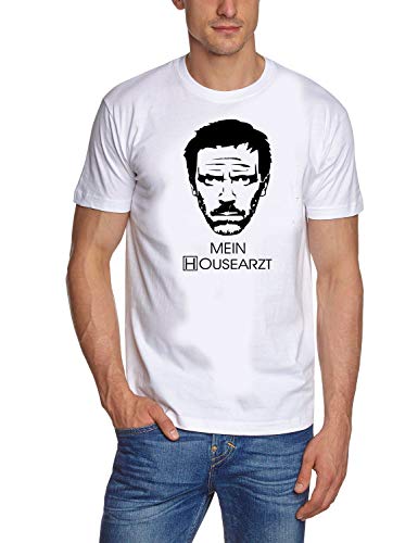 Mein Housearzt - Dr. HOUSE - SALE T-SHIRT weiss GR.XL von coole-fun-t-shirts