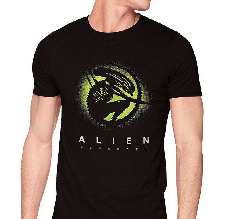 coole-fun-t-shirts Print-Shirt ALIEN Convenant T-Shirt Schwarz Jugendliche +Erwachsene GR. S M L XL XXL von coole-fun-t-shirts